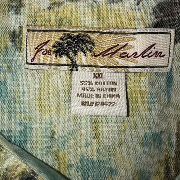 NWT JOE MARLIN Hawaiian Shirt - Picture 2 of 4